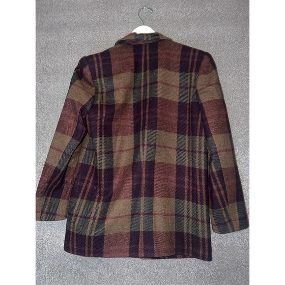 Vintage Women's Plaid wool Blazer - Picture 1 of 5